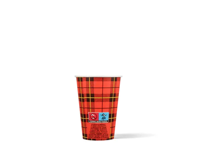 Scotty Drinkbeker Koffiebeker uit karton 180ml Rood 100 Stuks
