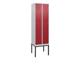 dubbeldekse locker,HxBxD 2120x600x500mm,2x2vak.,vak B 300mm - 1
