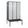Z-garderobekast,HxBxD 2120x1200x815mm,6vak,vak B 400mm,draaigrendel