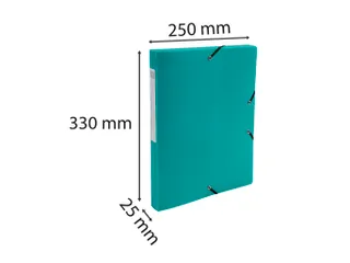 Klasseerdoos OPAK PP rug 25mm grauen - 9
