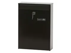 Brievenbus Leipzig Bruin Staal