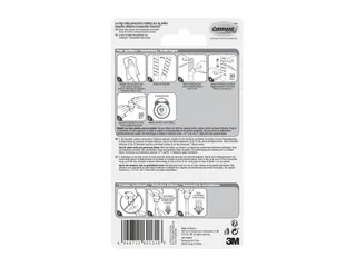 Kabelklem Command rond incl bevestigingsstrips transparant 4 stuks - 11