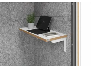 telefooncel,HxBxD 2175x1035x1000mm,wand spaanplaat,stelvoeten - 6