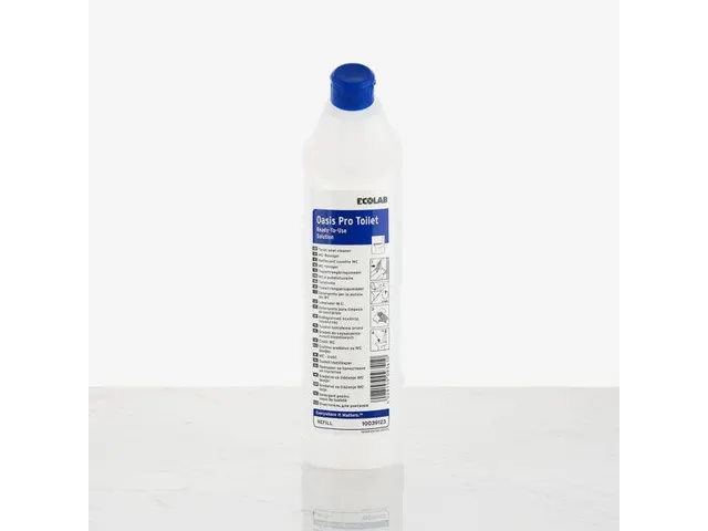 Ecolab voorbedrukte Flacon Oasis Pro Toilet 750ml incl. spuitdop 6 st.