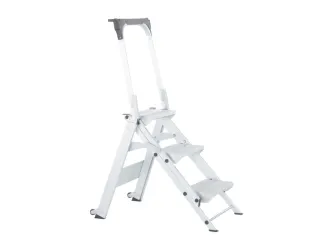 verrijdbare veiligheidstrap,eenzijdig,3treden,Stand H 0,66m - 1