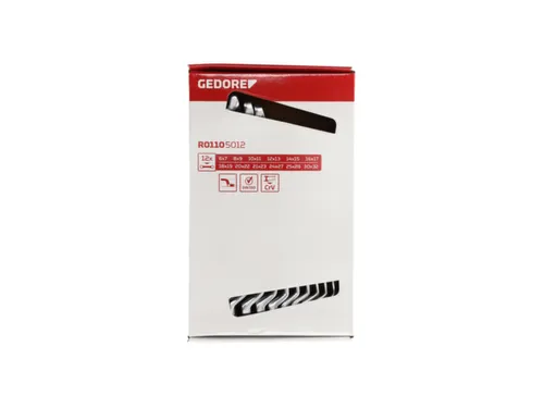 GEDORE R01105012 Dubbelsleutelset SW6-32mm 12stuks