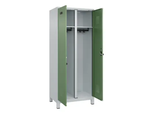 locker voor scheiding van kleding,HxBxD 1950x800x500mm,2vak