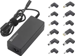 135-78 SANDBERG Laptop AC EU+UK Adapter 90 W zwart