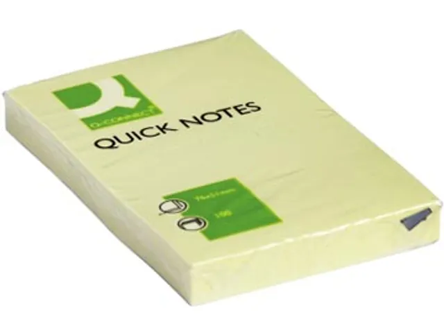 Quick Notes Memoblaadjes 51x76mm 100 Vel Geel