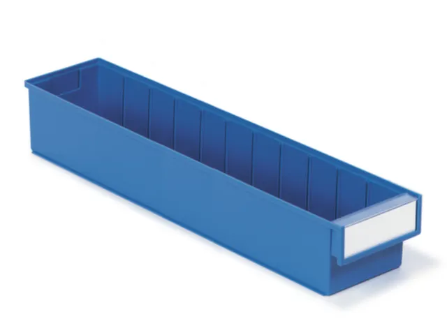 stellingbak,HxBxD 100x132x600mm,PP,blauw