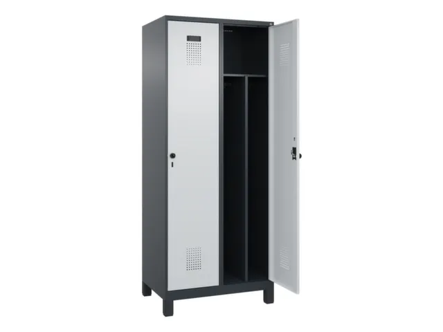 locker voor scheiding van kleding,HxBxD 1950x800x500mm,2vak