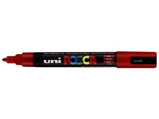 Verfstift Posca PC5M Medium Punt 1,8-2,5mm Rood - 2