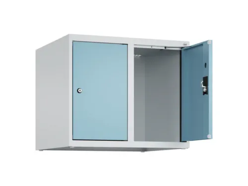 opzetkast,v. locker,2vak.,vak B 300mm,HxBxD 500x600x500mm,cilinderslot