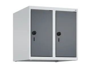 opzetkast,v. locker,2vak.,vak B 250mm,HxBxD 500x500x500mm,vleugeldeur - 1