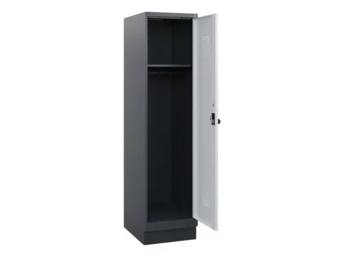 schoollocker,HxBxD 1630x400x500mm,1vak,vak B 400mm,draaigrendel,sokkel