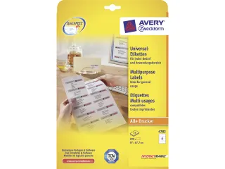 etiket Avery ILK 97x67.7mm 25 vel+5 vel extra 8 etiketten per vel wit - 2