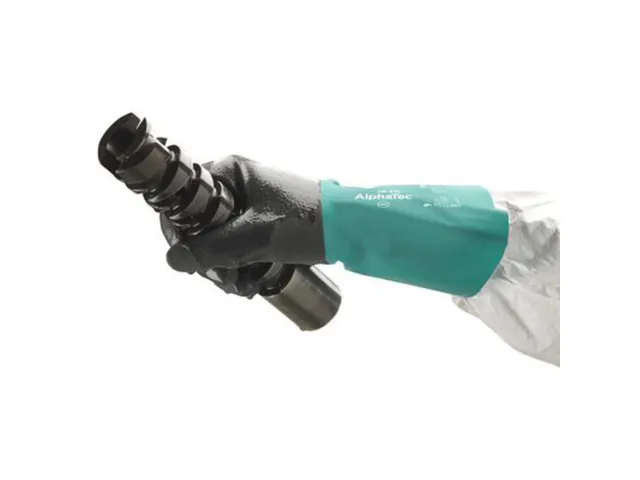 Ansell AlphaTec 58-430 nitril handschoenen, groen, maat 11, 144 paar