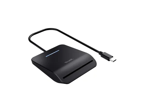 Kaartlezer Trust Primo DNI USB-C zwart