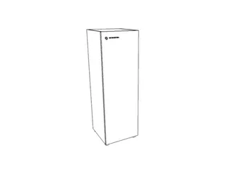 kantoorkast,HxBxD 1310x430x450mm,2xhouten vloer,3ordnerhoogte,romp wit - 2