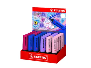 Markeerstift STABILO Boss Wildflower display groot assorti - 1