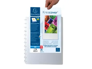 Showalbum Kreacover PP ring 30 tas wit - 1