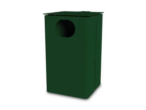 afvalbak,HxBxD 537x325x388mm,afvalbak inhoud 35l,romp staal RAL6005