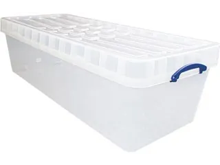 Opbergdoos 134 Liter XL Transparant Stapelbaar - 2