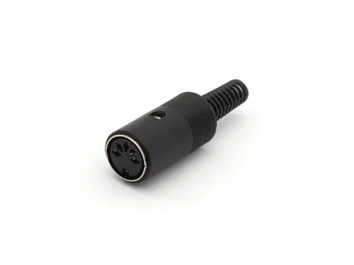 Vrouwelijke 5P Din Plug Zwart