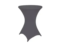 Tafelrok BRASQ voor statafel 80cm antraciet