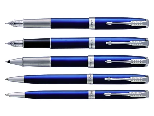 Rollerpen Parker Sonnet Blue Lacquer CT Finish Fijn