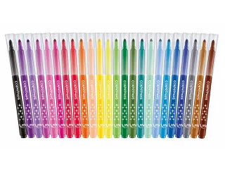 Viltstift Maped Color'Peps Long Life set à 24 kleuren ophangdoos - 2