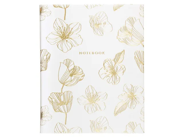 Notitieboek Èccolo Line Floral lijn ca.20x25cm 80gr. 256pag.