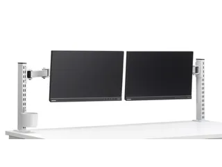 klikrail,v. montagetafel,HxBxD 400x70x100mm,m. flens,schroefbaar,staal - 2