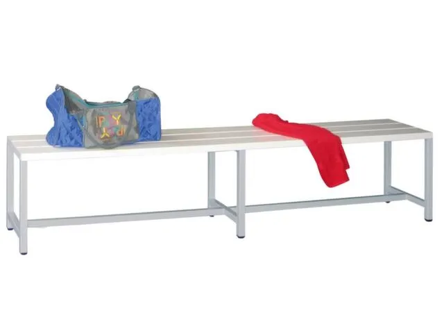 omkleedbank,HxLxD 430x2000x370mm,onderstel RAL7035
