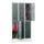 dubbeldekse locker,HxBxD 1850x900x500mm,3x2vak.,RAL7035,front RAL5010