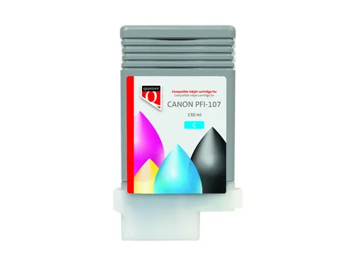 Inktcartridge Quantore alternatief tbv Canon PFI-107 6706B001 blauw