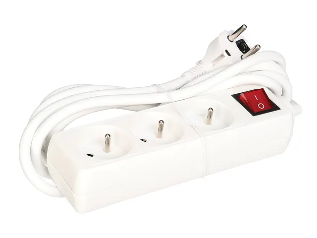 3-voudige Stekkerdoos Met Schakelaar 3 M Kabel