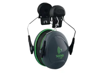 JSP Sonis 1 gehoorkap voor helm, SNR 26 dB, zwart/groen - 1