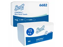 Scott Xtra 6682 Intergevouwen Handdoeken Medium 1-Laags Blauw