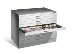 Tekeningenkast Hxbxd 760x1350x960mm 10 Laden Din A0 Ral7035