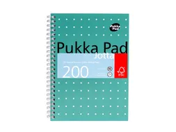 Notitieboek Pukka Jotta A5 lijn 100vel/200pag 80 gram groen