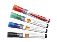 Viltstift Nobo Whiteboard Liquid Ink Drymarker Assorti 3mm à 4st