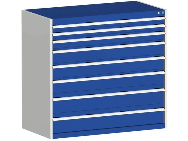 Ladekast 1200x1300x750mm 8laden 75kg Kleur RAL5010 Blauw