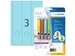 Herma 5138 Rugetiket breed 61x297mm Blauw permanent 60 stuks