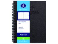 Agenda 2024 Ryam Weekplan Wire-o 7dagen/2pagina's zwart