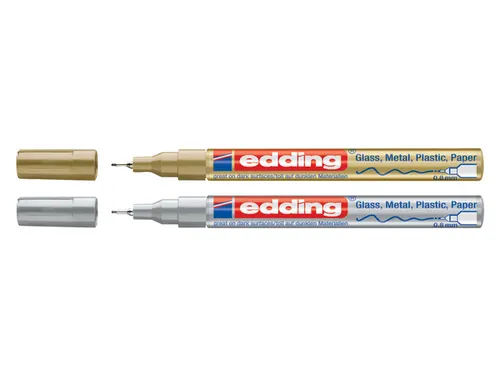 Viltstift edding 780 lakmarker rond goud 0.8mm