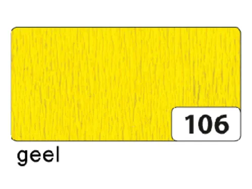 Crêpepapier Folia 50x250cm 10vel 106 geel