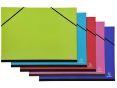 Tekenmap Exacompta Iderama 32x45cm met elastieke sluiting assorti