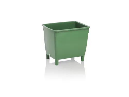 Hoekige Opslagbak Onderrijdbaar Hxbxd 685x790x605mm 210 Liter Groen