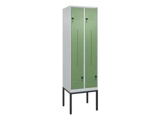 Z-garderobekast,HxBxD 2120x600x500mm,vak B 150/300mm,draaigrendel - 1